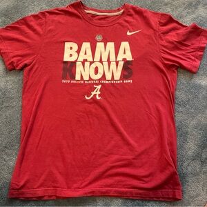 Nike Alabama t shirt large